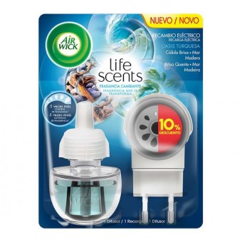 Elektrische Luchtverfrisser + Navulling Life Scents Turquoise Oasis Air Wick (19 ml)