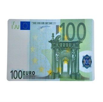 EURO muismat met 100 EU bankbiljet