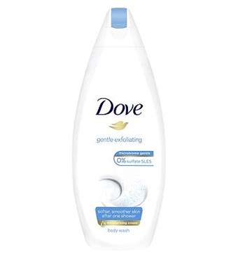 Dove Body Wash - Zacht exfoliërend - 225 ml