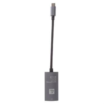 20 cm Type-C Male naar HDMI Female Digitale 4K Adapter - Zwart