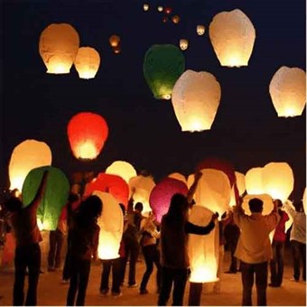 Chinese vliegende Kongming Sky-lantaarns