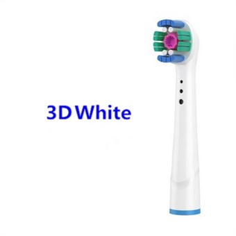 Losse Opzetborstels voor Braun Oral-B Elektrische Tandenborstel - 4 stuks - 3D Wit