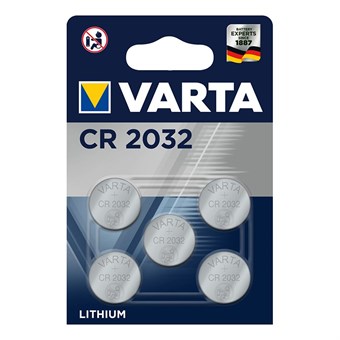 Varta CR2032 - Lithium Batterij - 5 stuks - Geschikt voor AirTag