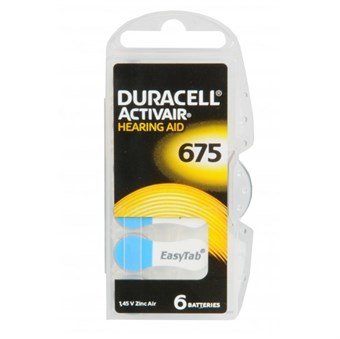 Duracell Activair 675 hoortoestelbatterij - 6 stuks