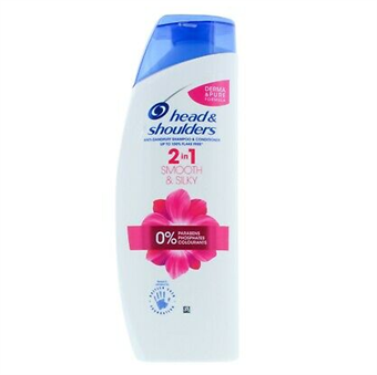 Head & Shoulders Anti Roos 2 in 1 Shampoo & Conditioner - Glad & Zijdeachtig - 450 ml