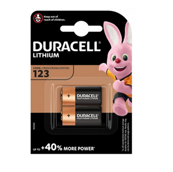 Duracell Lithium DL123A - 2 stuks