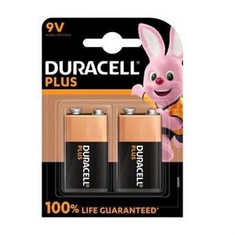 Duracell Plus 100% MN1604 9V - 2 stuks