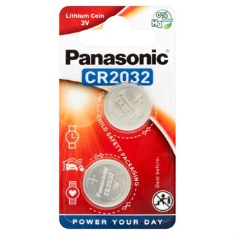 Panasonic CR2032 - Lithium Batterij - 2 stuks - Geschikt voor AirTag