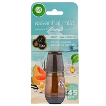 Air Wick Elektrische Luchtverfrisser Essential Mist Aroma Navulling - 20 ml - Kalmerende Vanille