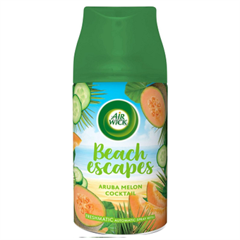 Air Wick Navulling voor Freshmatic Spray - 250 ml - Beach Escapes Aruba Melon