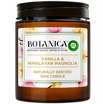 Air Wick - Botanica Geurkaars - Vanille & Himalaya Magnolia - 205 Gram