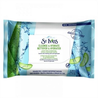 St. Ives Cleanse & Hydrate Reinigingsservetten - Vochtinbrengende servetten - 25 st.