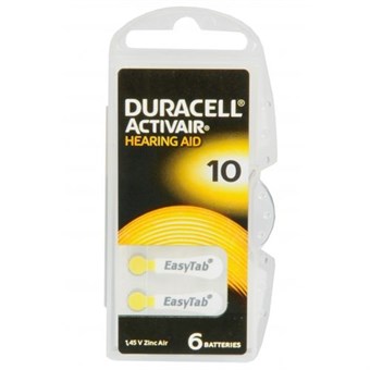 Duracell Activair 10 hoortoestelbatterij - 6 stuks
