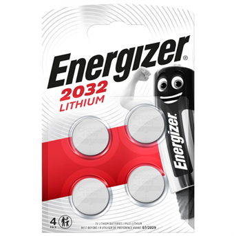 Energizer CR2032 - Lithium Batterij - 4 stuks - Geschikt voor AirTag