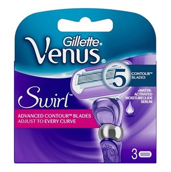 Gillette Venus Swirl - Scheermesjes - Navulling - 3 st.