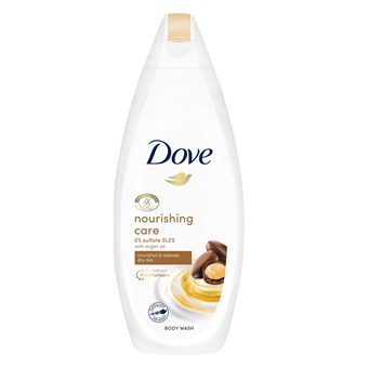 Dove Body Wash - Voedende Verzorging - Verrijkt met Marokkaanse Arganolie - 225 ml