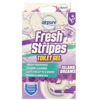 AirPure Fresh Stripes Toiletreiniger - Alternatief voor Toiletblokken - Island Dreams