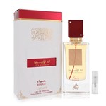 Ana Abiyedh I Am White Rouge by Lattafa - Eau de Parfum - Geurmonster - 2 ml 