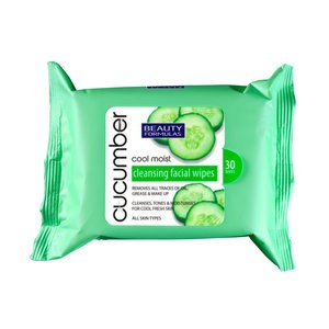Beauty Formulas - Komkommer - Gezichtsreiniger - 30 st.