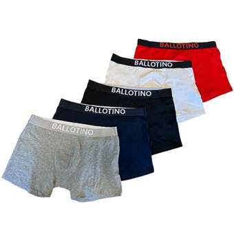 BALLOTINO - Boxershorts 5-Pak Low Rise Tight Trunks - (Small)