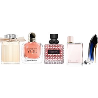 Best verkopende vrouwelijke parfums - 5 geurmonsters (2 ml) 
