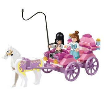 Bouwstenen Girl\'s Dream-serie - Princess Horse Carriage