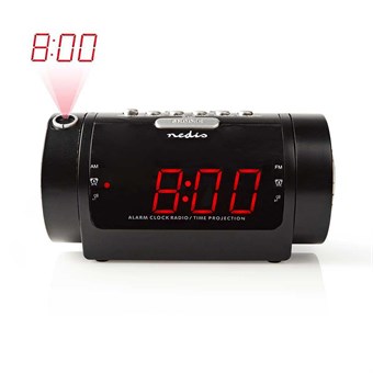 Digitale Wekkerradio met Wekker en Projector | 0,9" LED | FM | Dubbel alarm | Snooze