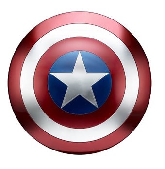 Avengers Captain America Kinderschild / Volwassenenschild - Incl. Geluidseffect
