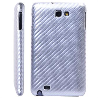 Samsung Note carbon Cover (Zilver)