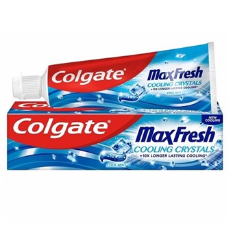 Colgate Max Fresh Cool Mint Tandpasta - 75 ml (Koelkristallen +10 Langdurige Koeling)