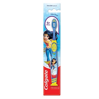 Colgate - Tongreiniger - Kids 6+ jaar - Tandenborstel voor Kinderen - Zacht - Wonder Woman