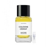 Matiere Premiere Cologne Cédrat - Eau de Parfum - Geurmonster - 2 ml  