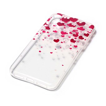 Mooie Design Cover in zacht TPU-plastic voor iPhone X / iPhone Xs - Hearts