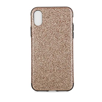 Shiny Glitter Cover in zacht TPU-plastic voor iPhone X / iPhone Xs - Goud