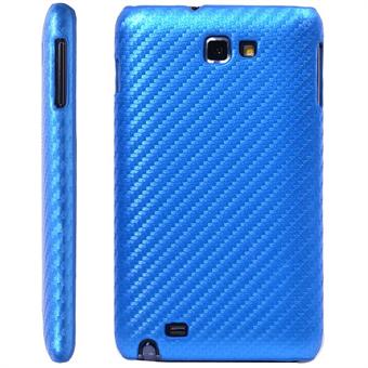 Samsung Note carbon Cover (Blauw)