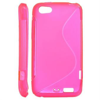 S Line siliconen hoesje HTC ONE V (roze)