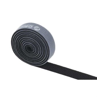 Kabelbinder/ Klittenband 1 meter zwart