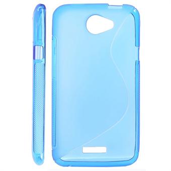 S Line Siliconen Cover HTC ONE X (Blauw)