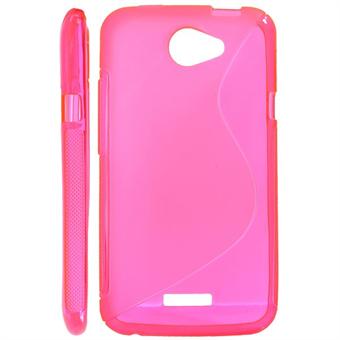 S Line siliconen hoesje HTC ONE X (roze)