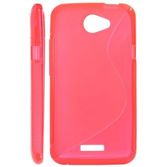 S Line Siliconen Cover HTC ONE X (Rood)