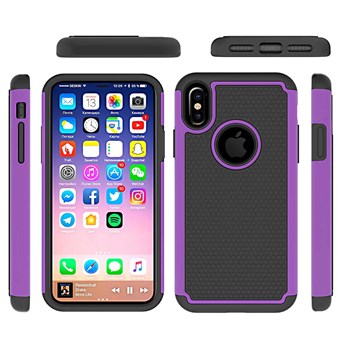 Hot Bubble Hardcase in TPU voor iPhone X / iPhone Xs - Paars