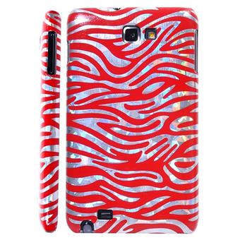 Galaxy Note Zebra hoesje (Rood)