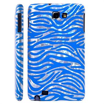 Galaxy Note Zebra hoesje (Blauw)