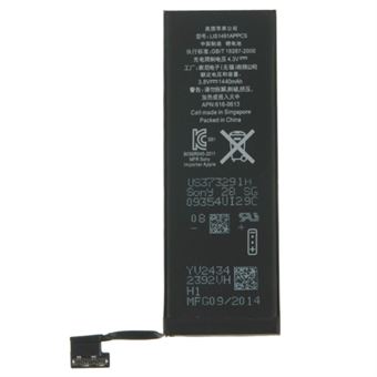 IPhone 5 oplaadbare 3,8 V / 1440 mAh Li-ion batterij