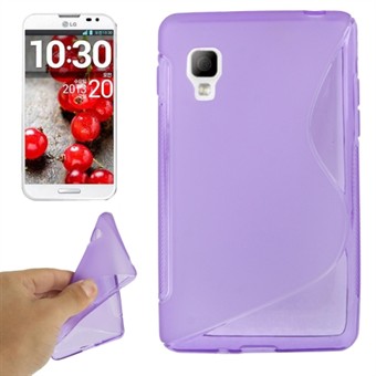 S-Line Siliconen Cover LG Optimus LF 2 (Paars)