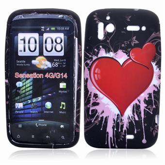 Motief Cover voor HTC Sensation (Hart)