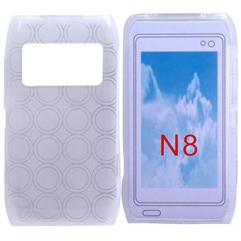 Siliconen hoesje voor Nokia N8 (Transparant)