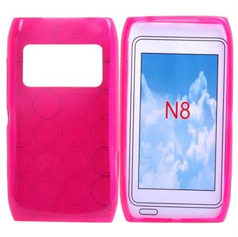 Siliconen hoes voor Nokia N8 (roze)