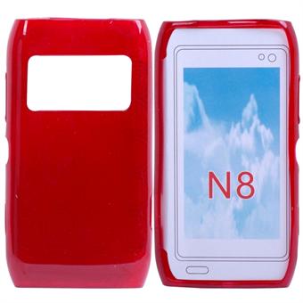 Siliconen hoes voor Nokia N8 (Rood)