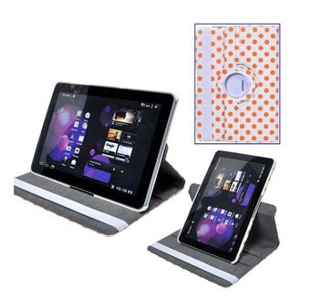 Hoesje met hondenpatroon voor Tab 10.1 (wit/oranje)